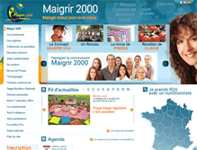Tablet Screenshot of maigrir2000.com